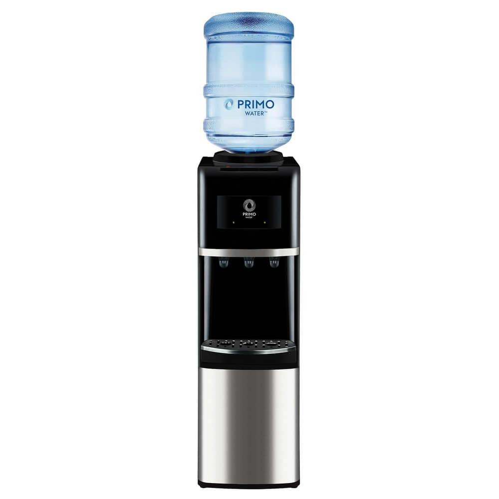 Primo Deluxe Freestanding Water Dispenser - Black: 5 Gallon Hot & Cold Water Cooler, Energy Star Certified, 500W