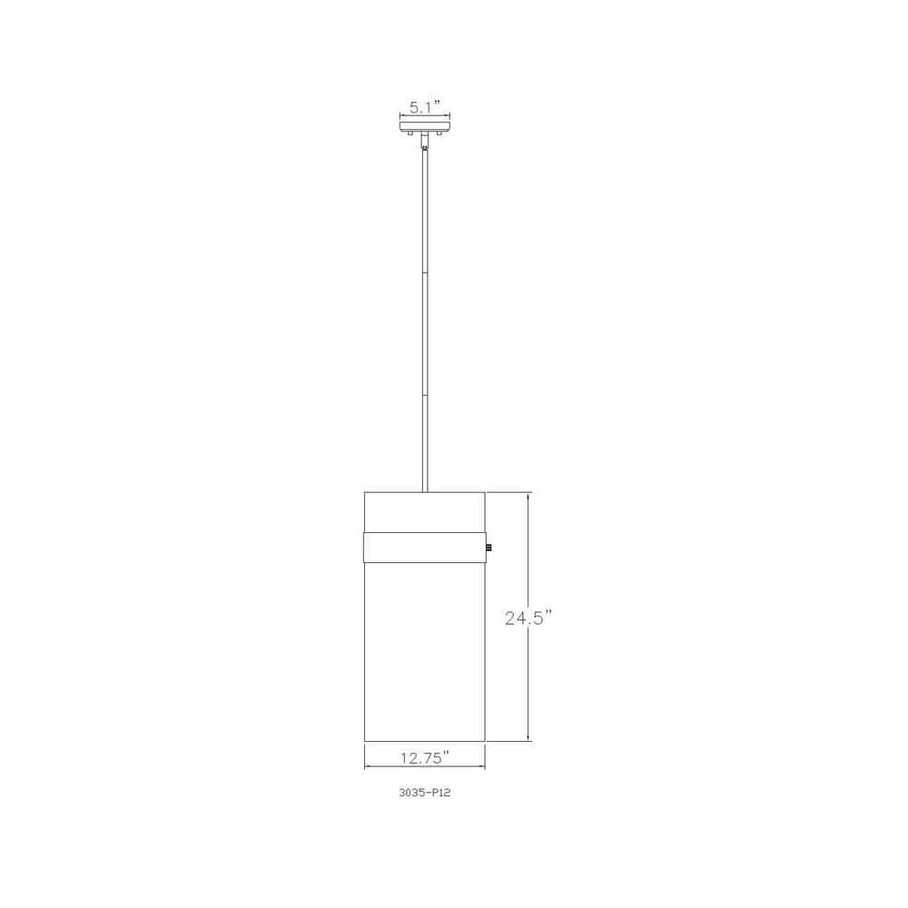 Z-Lite Fontaine 4 - Light Pendant in  Matte Black