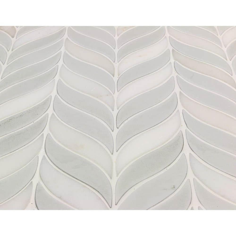 Divine Sprig 2" x 3" Ceramic Mosaic Wall Tile (0.86 Sq. Ft. / Sheet)