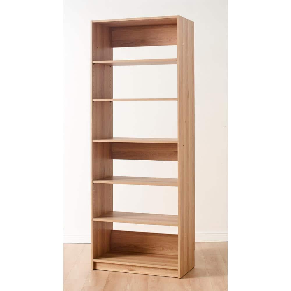 Prosper 32" Oak Wood Walk-in Closet with Five Shelves