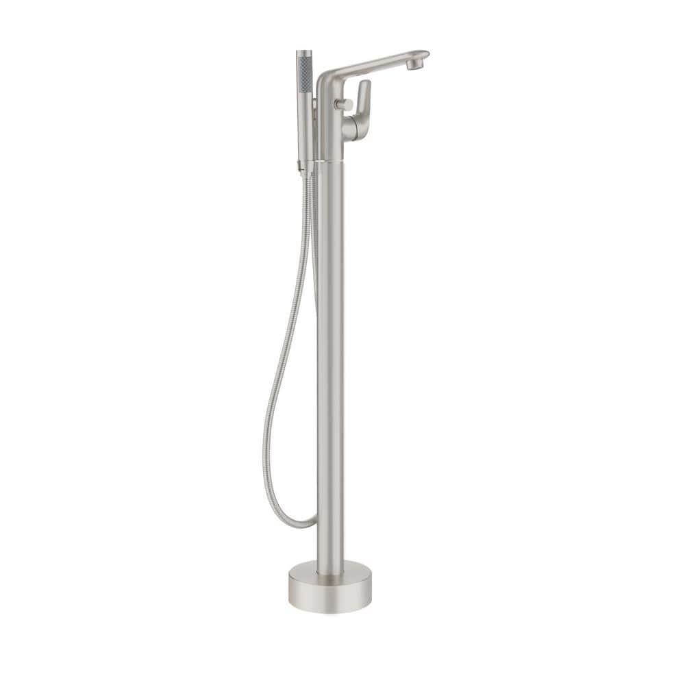 CASAINC KCLT0054-BN Single Handle Freestanding Bathtub Faucet with Diverter and Handshower