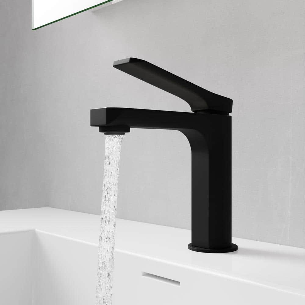 ANZZI L-AZ900MB-BN Single-Hole Single-handle Bathroom Faucet with Drain Assembly