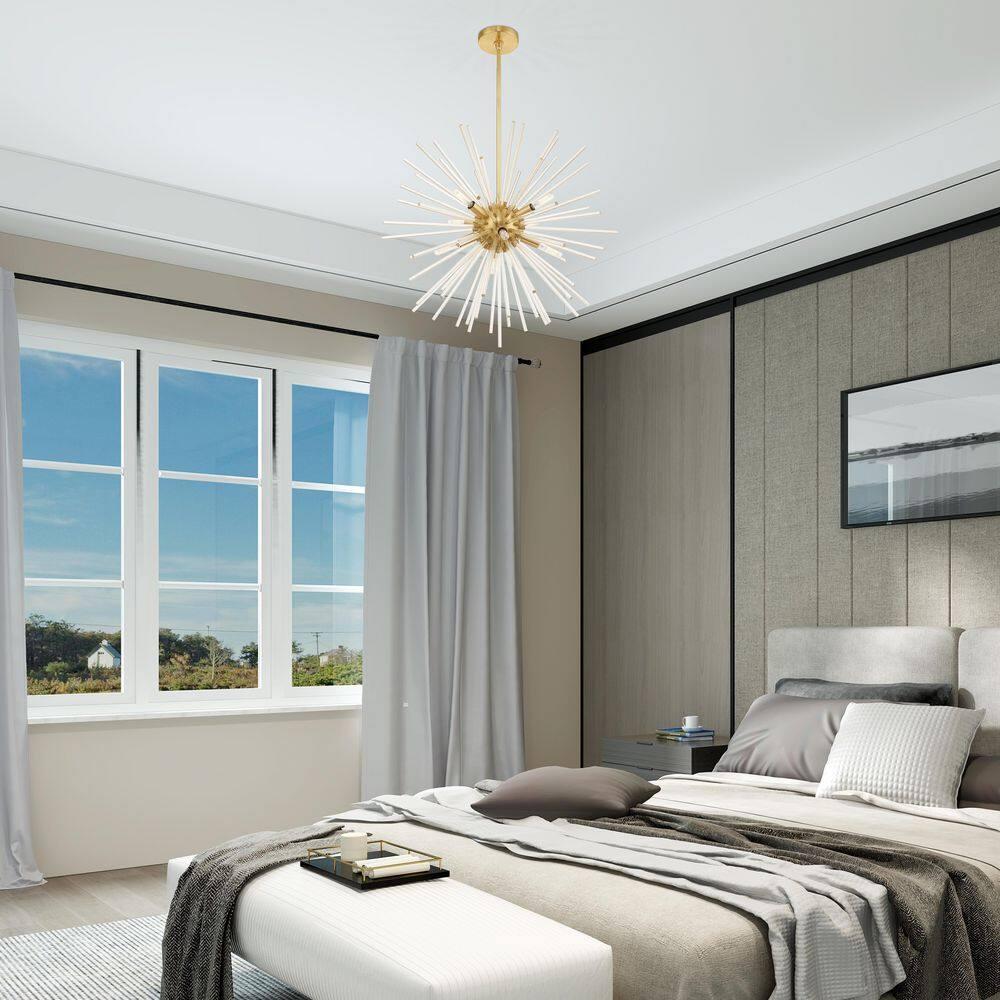 Livex Lighting Utopia 8 - Light Chandelier in  Satin Brass