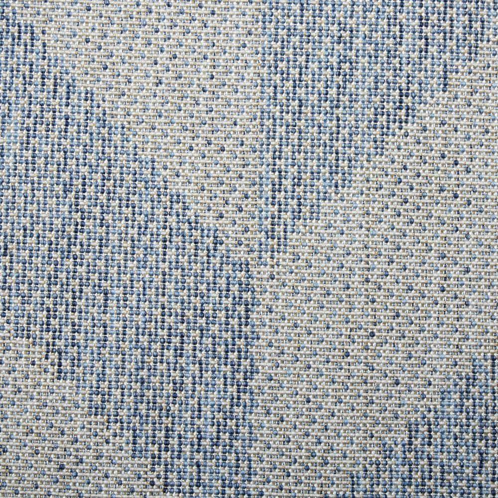 Nicole Miller New York Patio Country Calla Herringbone Indoor/Outdoor Area Rug, Blue/Grey