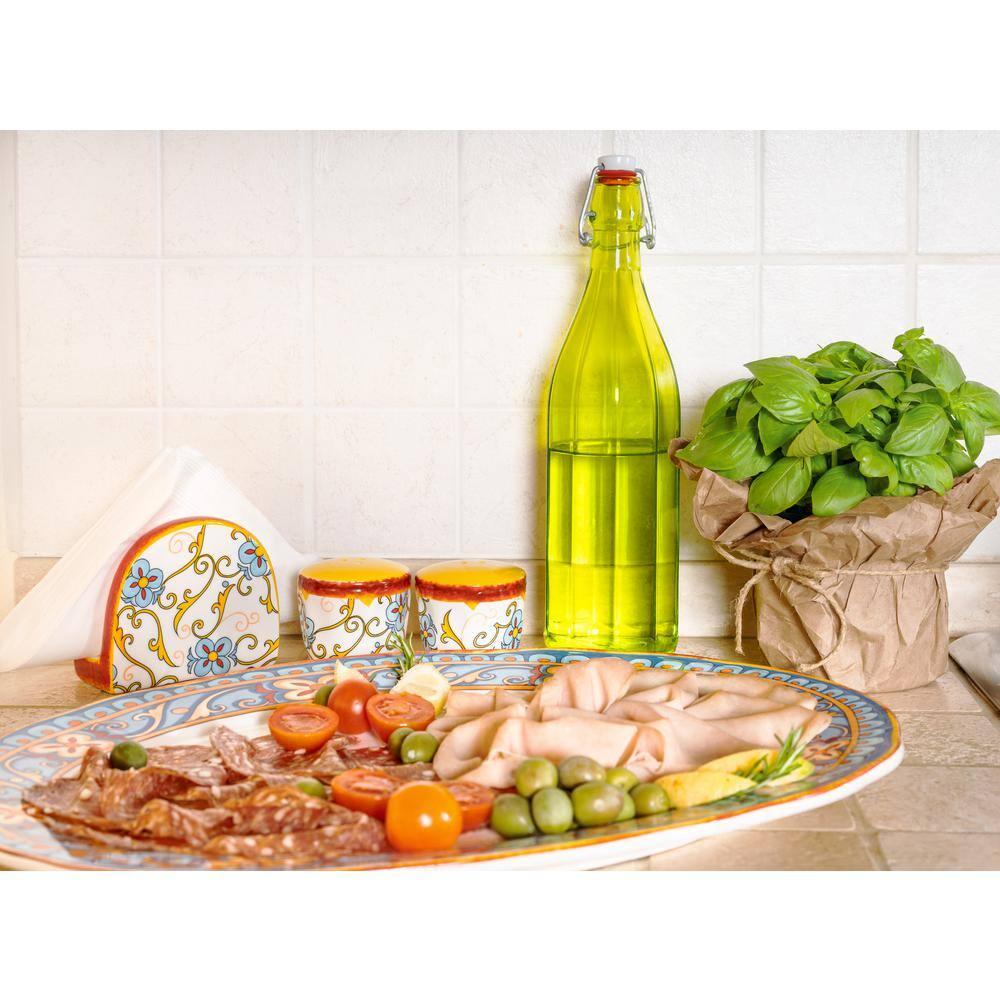 Euro Ceramica Duomo 18" Oval Platter