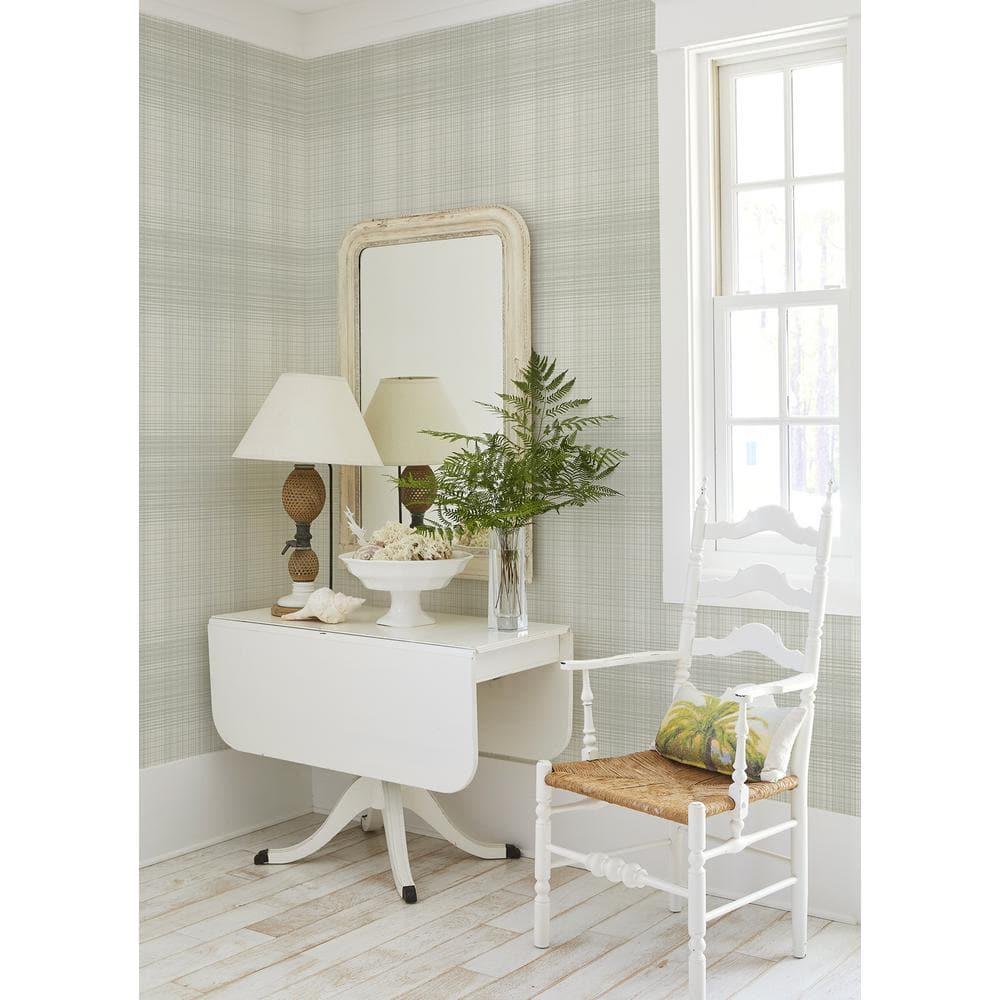 Chesapeake Madras Aqua Plaid Wallpaper