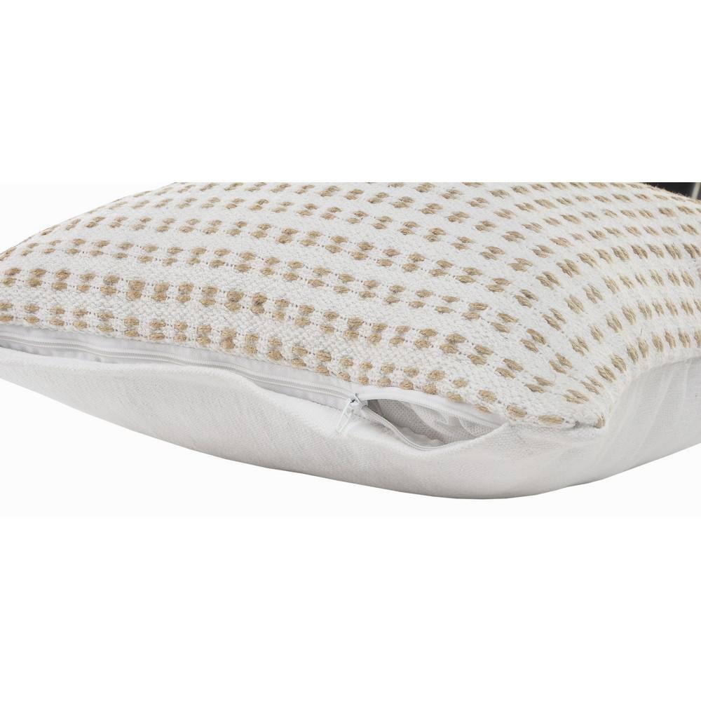 Willow Textured Cotton Throw Pillow