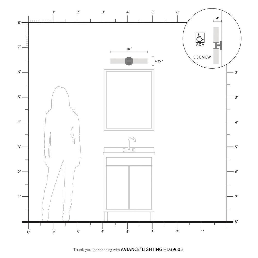 Livex Lighting Aero 2 - Light Vanity in  Brushed Nickel