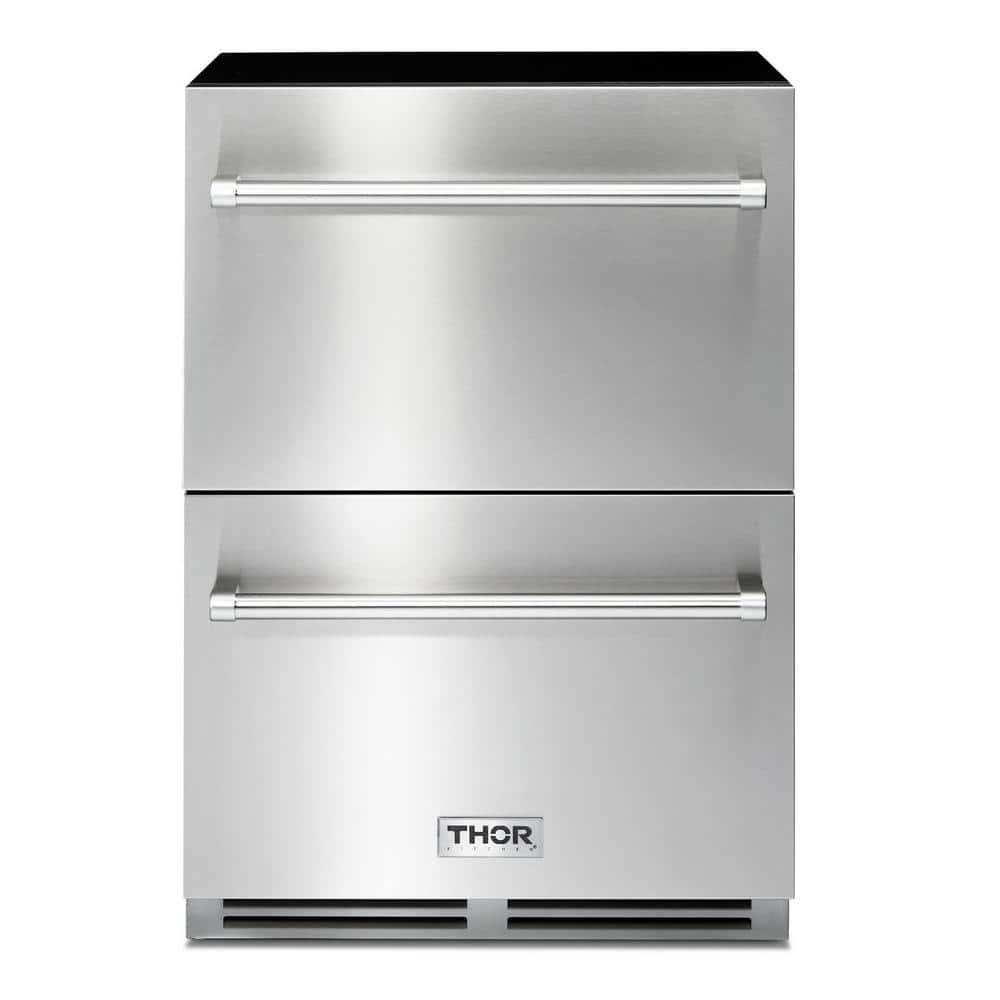 THOR Kitchen Indoor/Outdoor Double Drawer Refrigerator - TRF24U