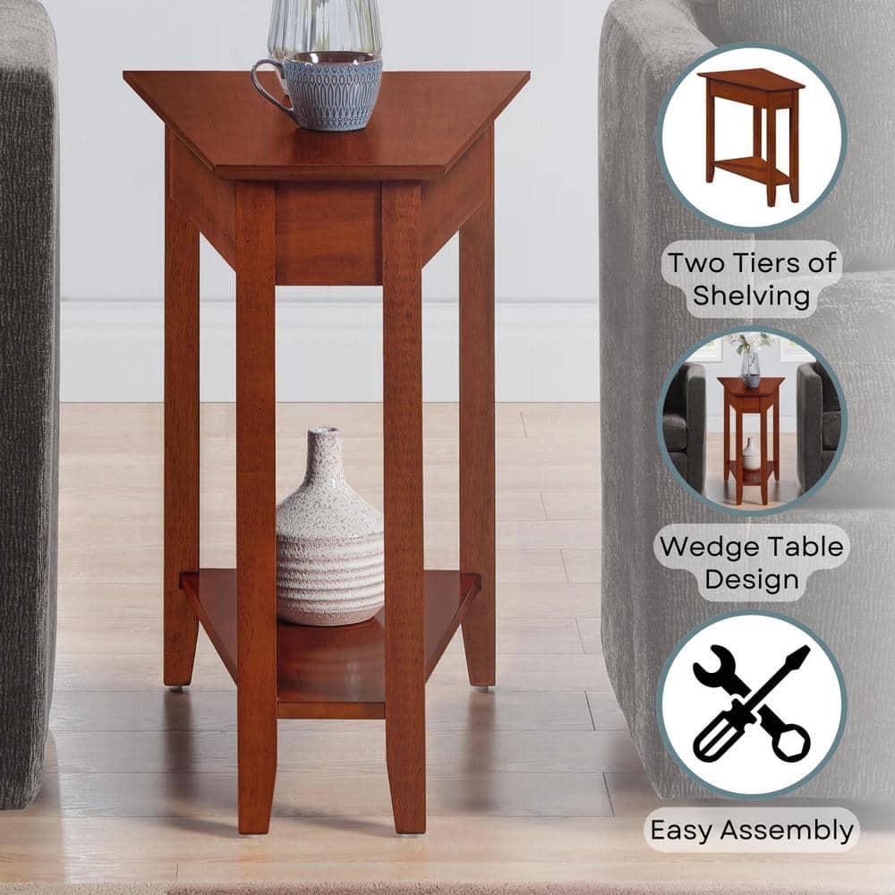 Convenience Concepts American Heritage Wedge End Table