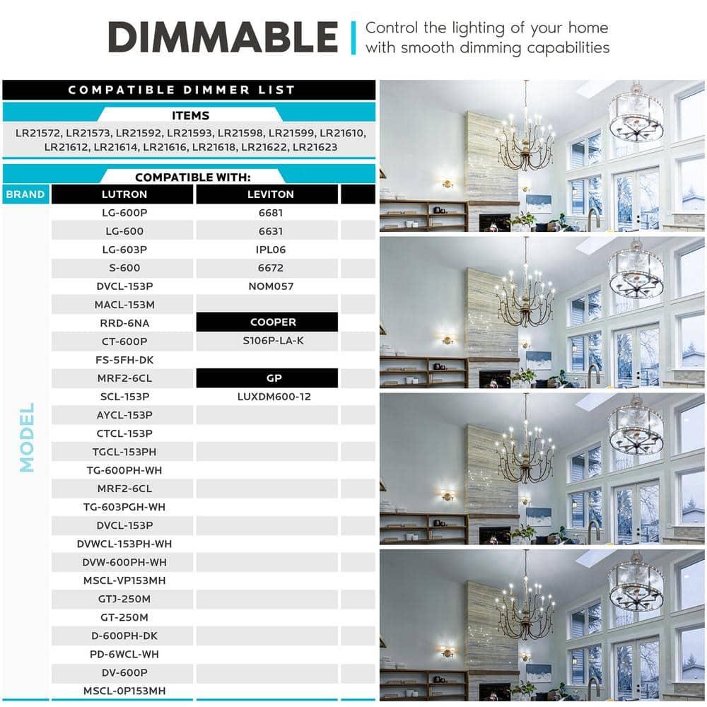 7 Watt (100 Watt Equivalent), B11 LED, Dimmable Candle Light Bulb, E12/Candelabra Base