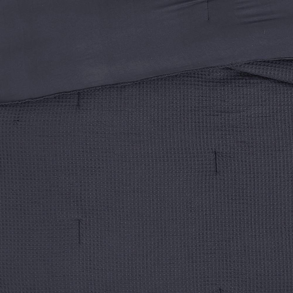 Truly Soft Textured Waffle Weave Comforter Set
