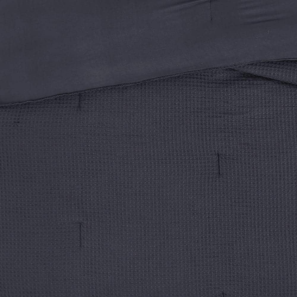 Truly Soft Textured Waffle Weave Comforter Set
