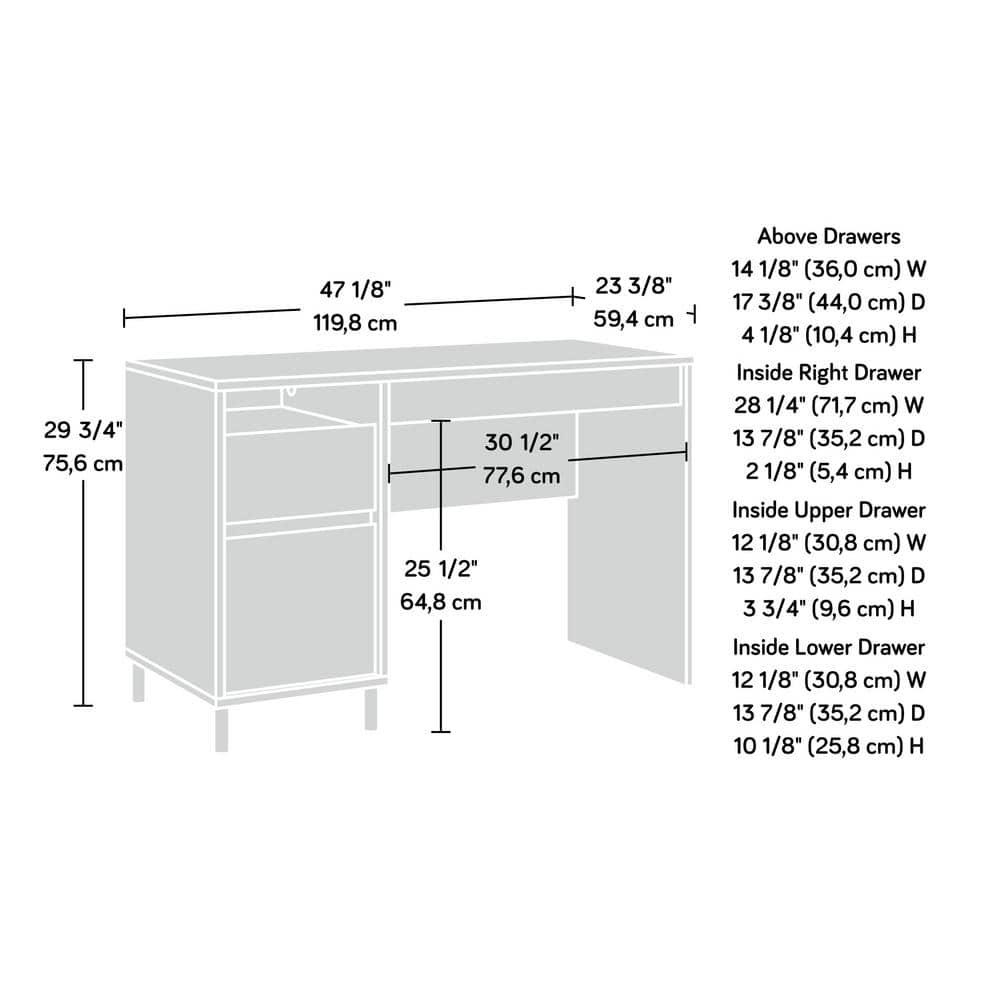 Acadia Way Metal Base Computer Desk