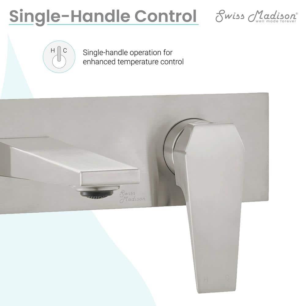 Voltaire Single-Handle, Wall-Mount, Bathroom Faucet