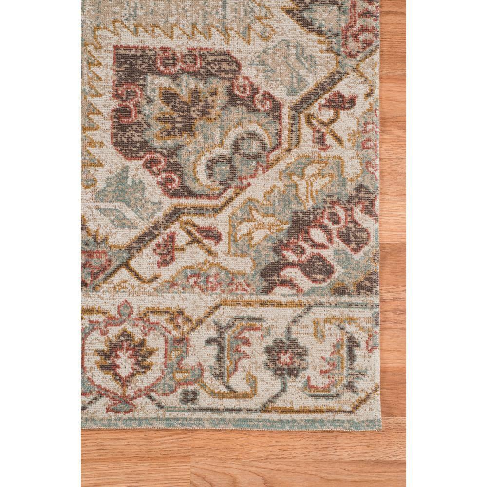 HomeRoots 7' X 9' Beige Medallion Power Loom Area Rug
