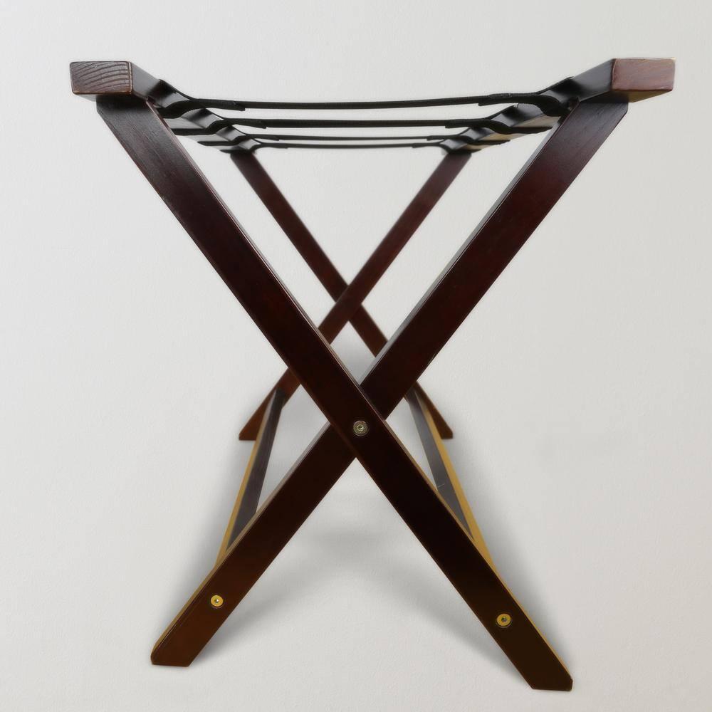 ROTSEN FURNITURE LLC. Heavy Duty Solid Wood Extra Wide Luggage Rack