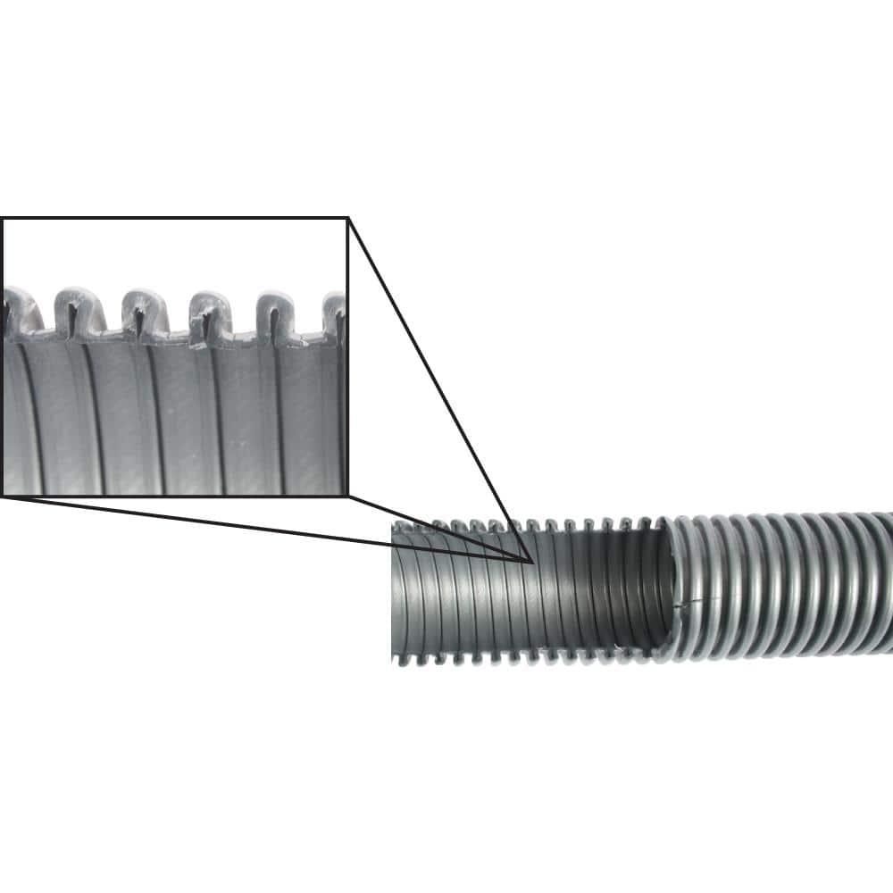 Cen-Tec Systems 94720 Quick Click 20 Ft. Hose for Home and Shop Vacuums with Expanded Multi-Brand Power Tool Adapter Set for Dust Collection, Silver