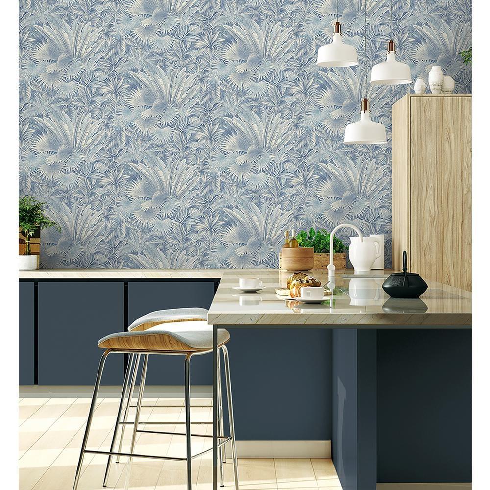 Tommy Bahama Bahamian Breeze Palm 18' L x 20.5" W Peel & Stick Wallpaper Roll