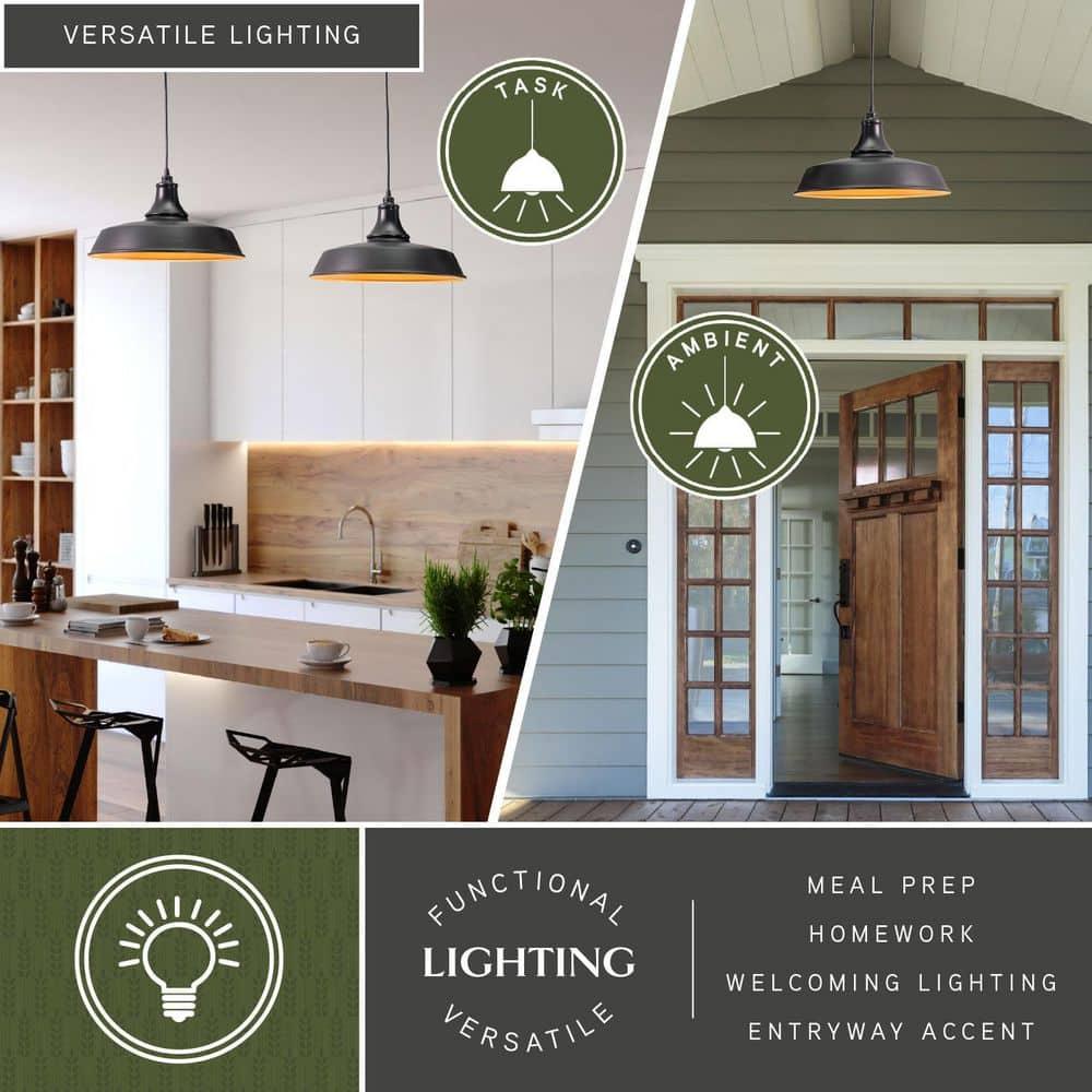 Vaxcel Dorado 1 - Light Pendant in  Dark Bronze