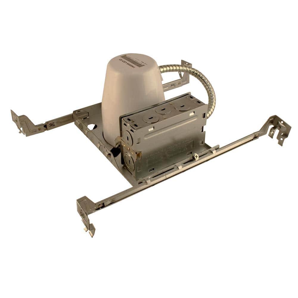 NICOR Lighting 19000A-LED-ID 4 in. LED Housing for New Construction Applications & IC-Rated - Natural