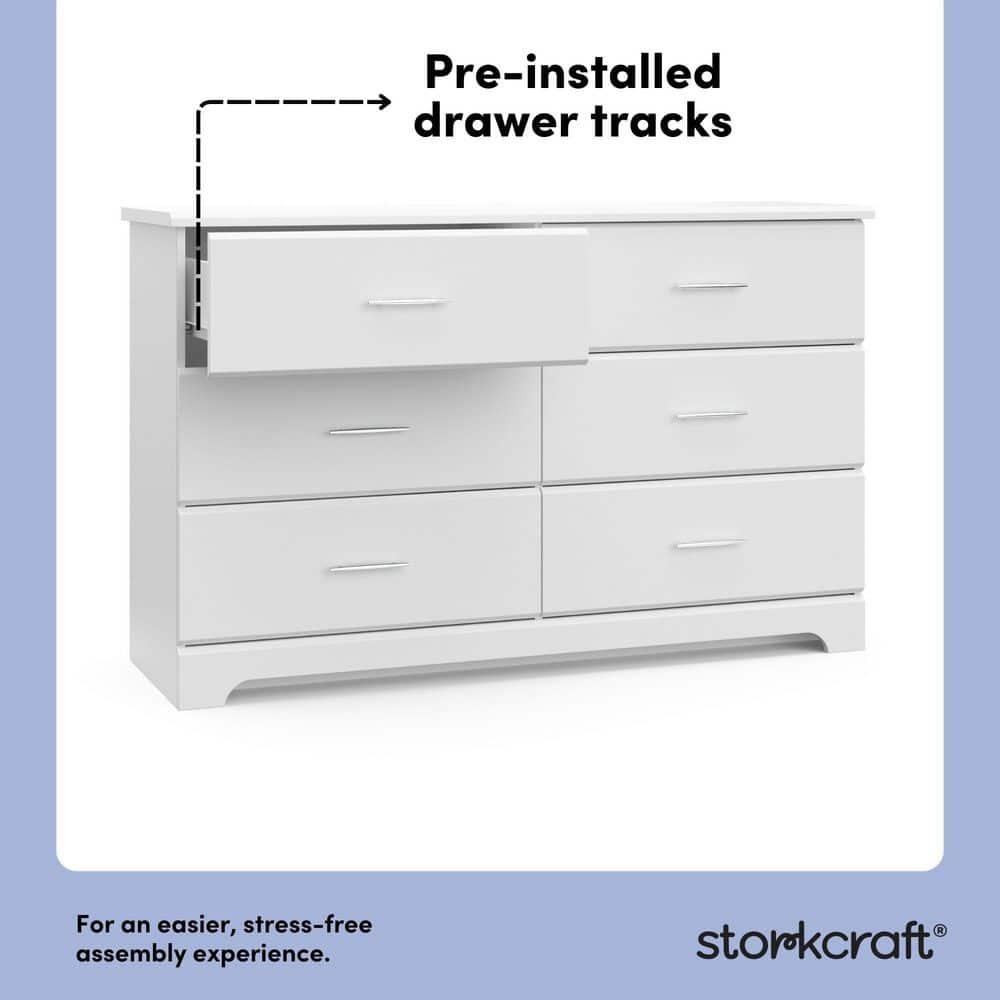 Brookside 6 Drawer Double Dresser