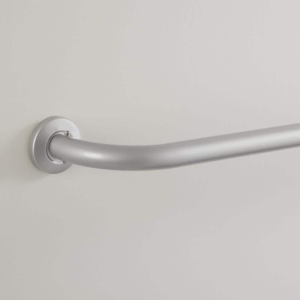 Eclipse 100% Steel Adjustable Single Curtain Rod