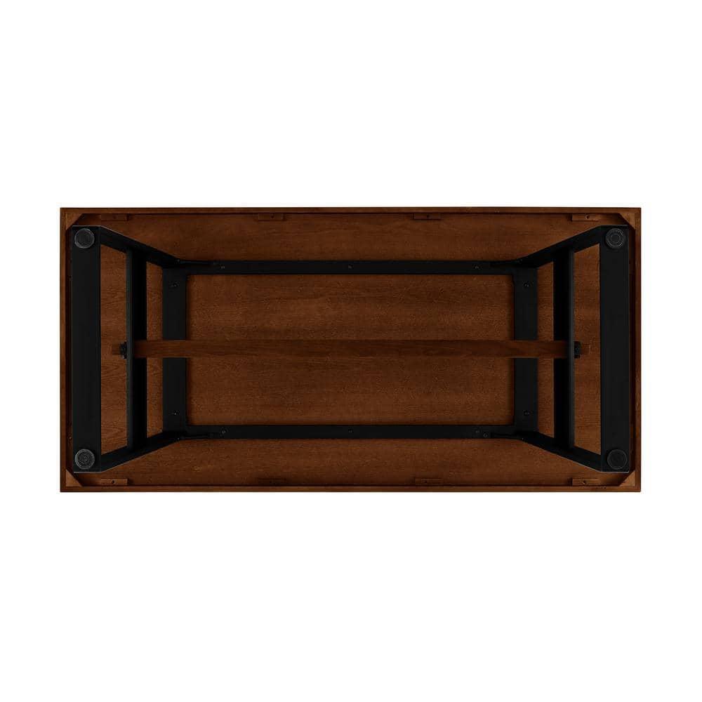 Ash Metal Base Dining Table