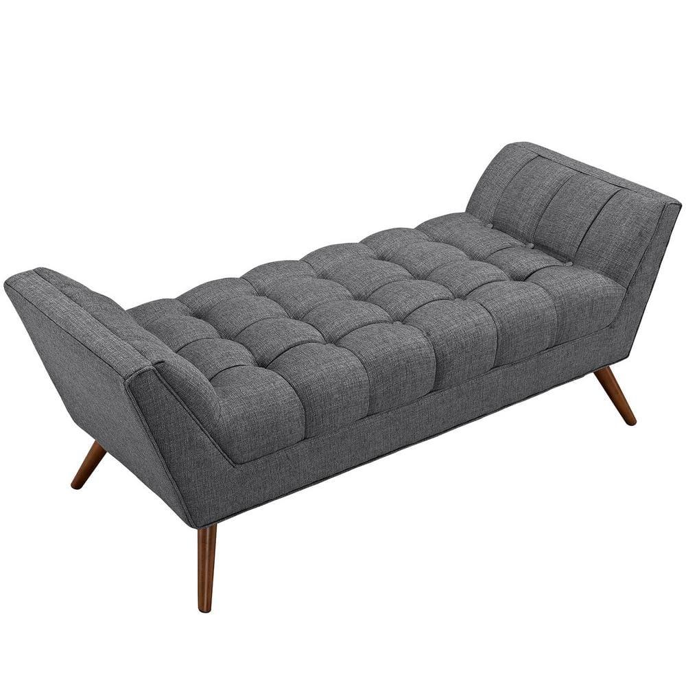 Modway Response Medium Upholstered Fabric Bench