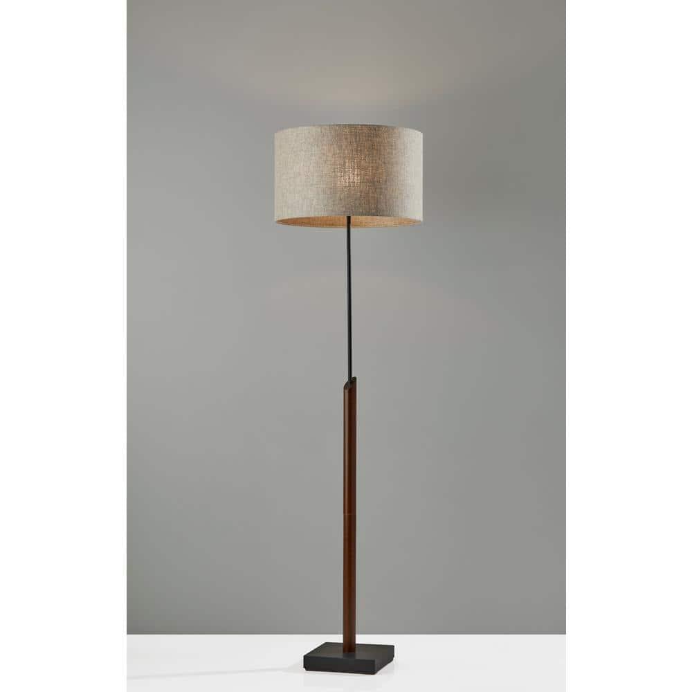 Cornelius Wood Floor Lamp (53")