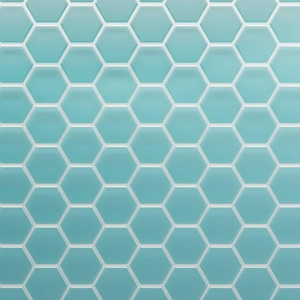 3" Beehive 10.25in.x11.75in. Glass Mosaic Tile