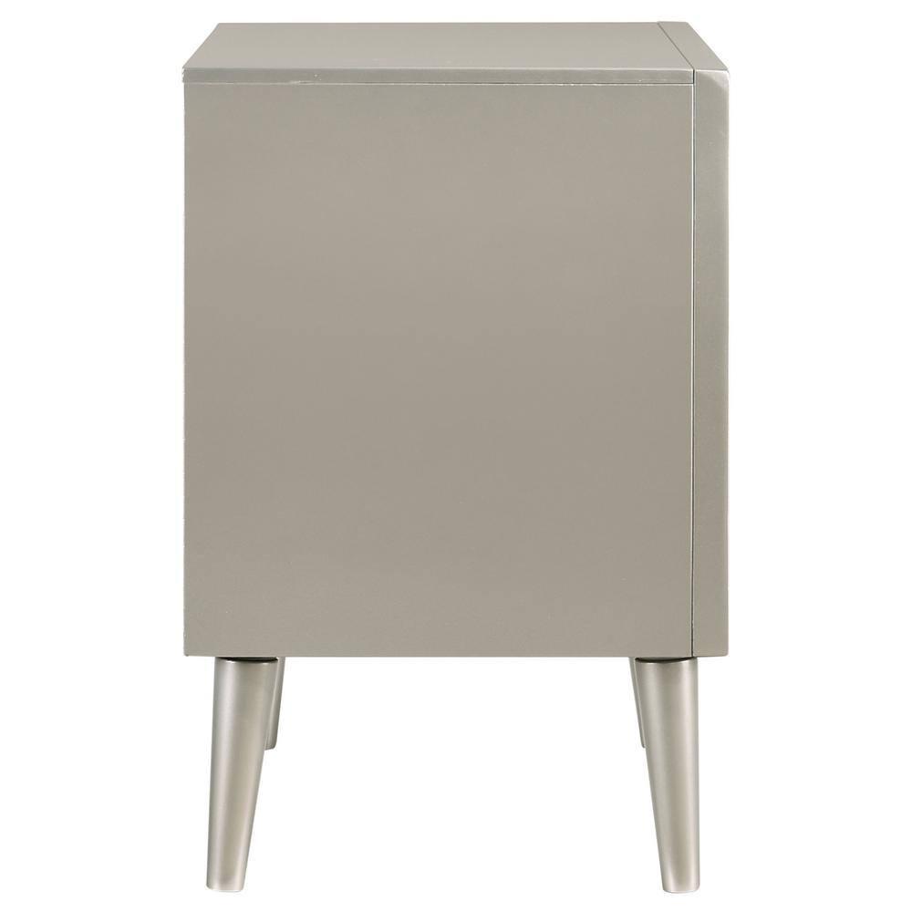 Coaster Company Metallic Sterling 2-Drawer, 23.4 inch