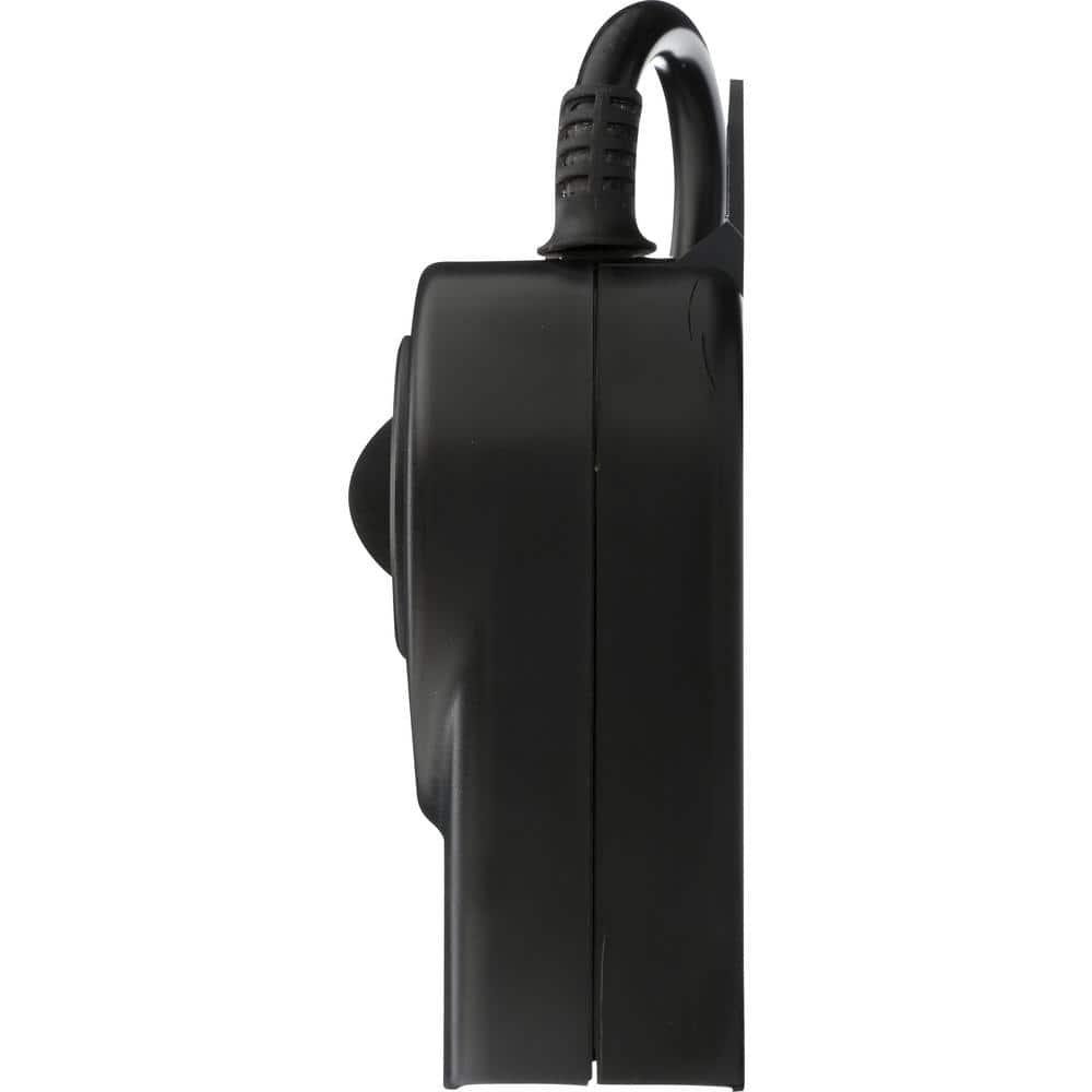 AmerTac TM14DOLB Outdoor Daily Photocell Timer 1-Outlet Self-Adjusting - Black