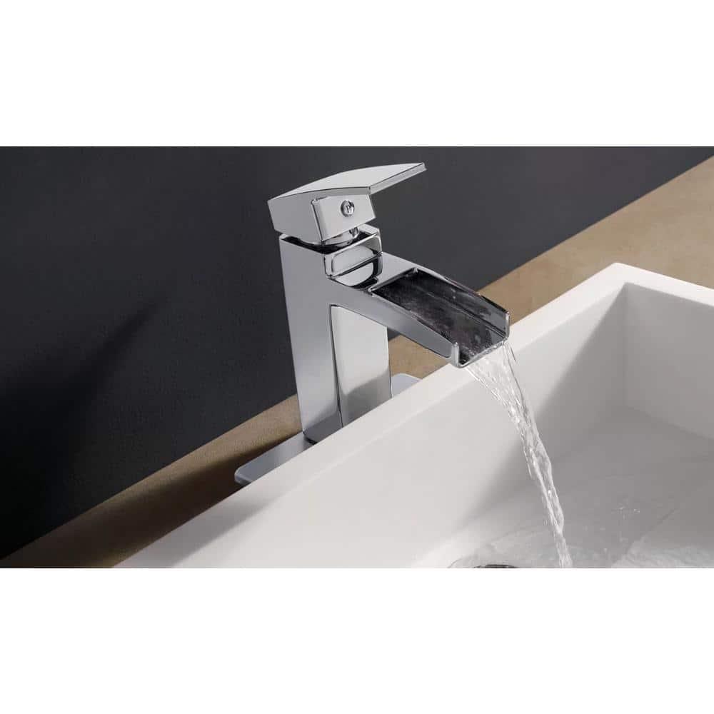 Kenzo Single Control Centerset Bathroom Faucet