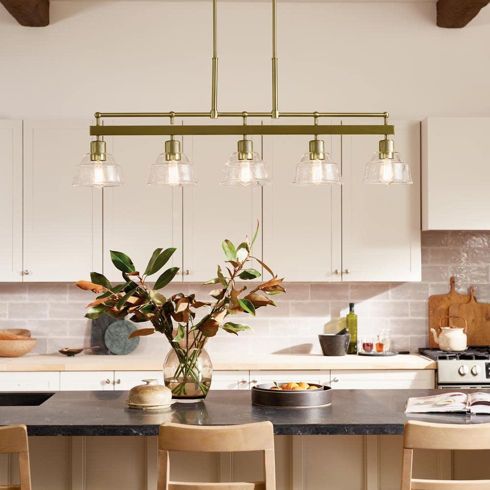 Kichler Lighting Eastmont 5 - Light Chandelier in  Brushed Brass