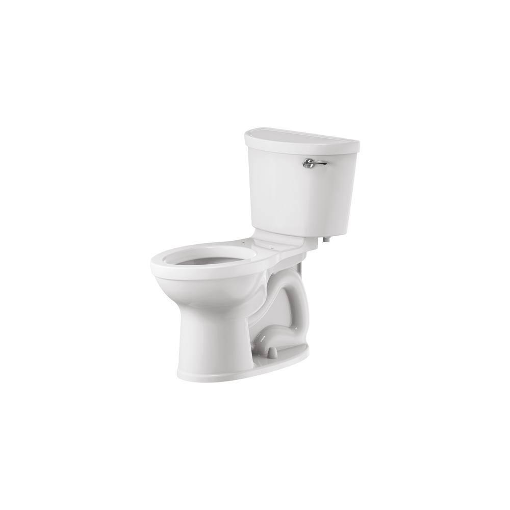 White Elongated Two-Piece High Efficiency Toilet