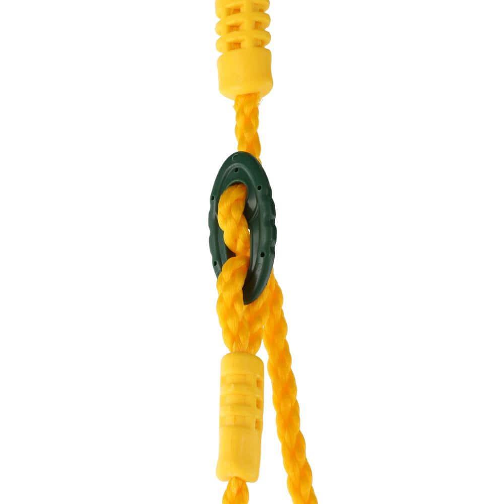 Swing-N-Slide Infant Swing, Safe and Study Toddler Swing for Swing Set- Green with Yellow Rope