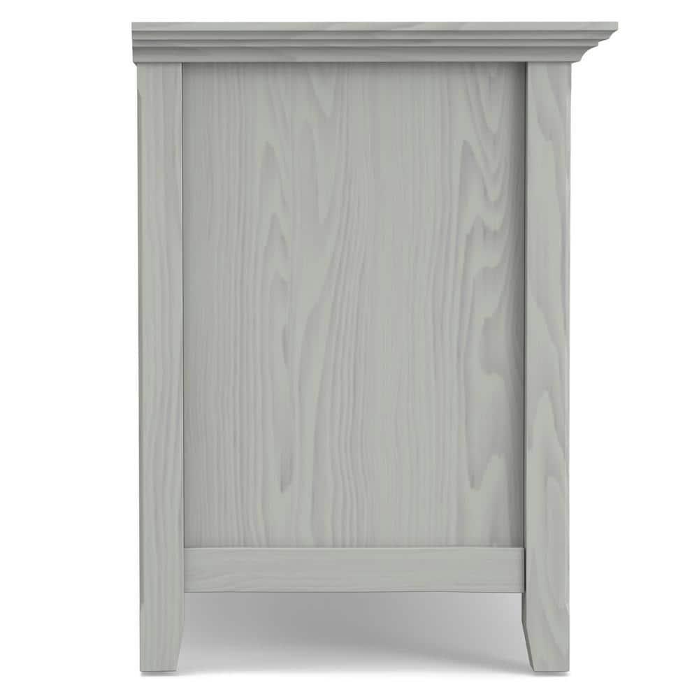 Simpli Home Amherst 54"W Solid Wood TV Stand for TVs up to 60" with Adjustable Shelves