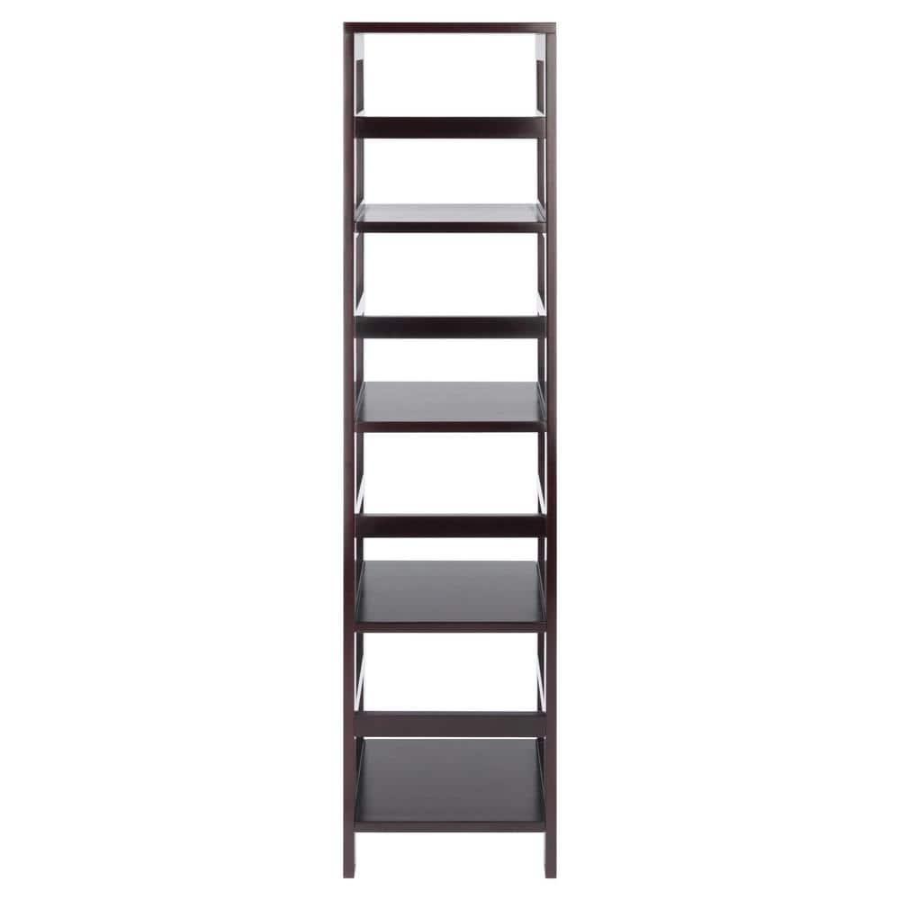 55" 4 Section Narrow Bookshelf Espresso - Winsome
