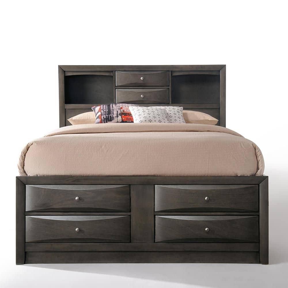 Wildon Home® Elyne Bookcase Storage Bed