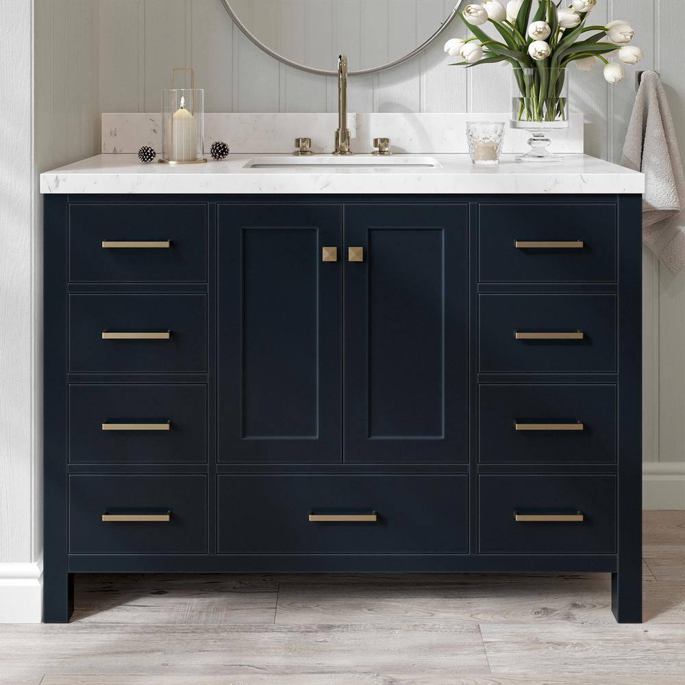 Ariel A049s-Bc Cambridge 48" Single Free Standing Vanity Cabinet Only - Blue