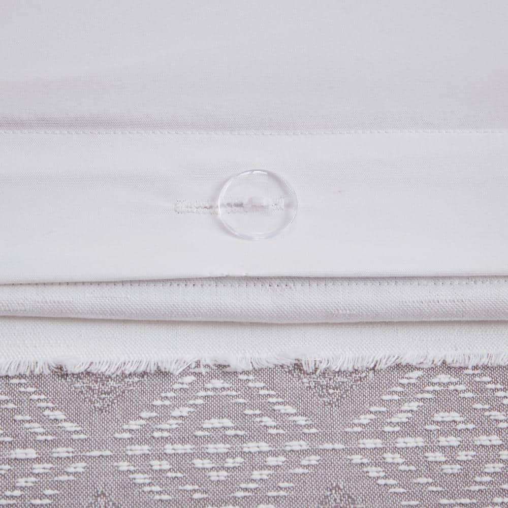 510 Design Langley 3 Piece Clipped Jacquard Duvet Cover Set
