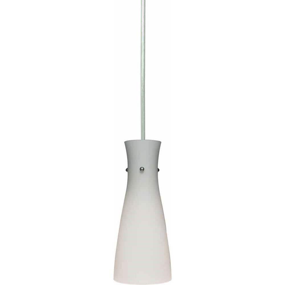 Volume Lighting 1 - Light Brushed Nickel Single Pendant