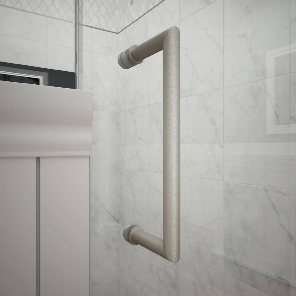 Unidoor 60" W x 72" H Frameless Shower Door with Clearmax™ Technology
