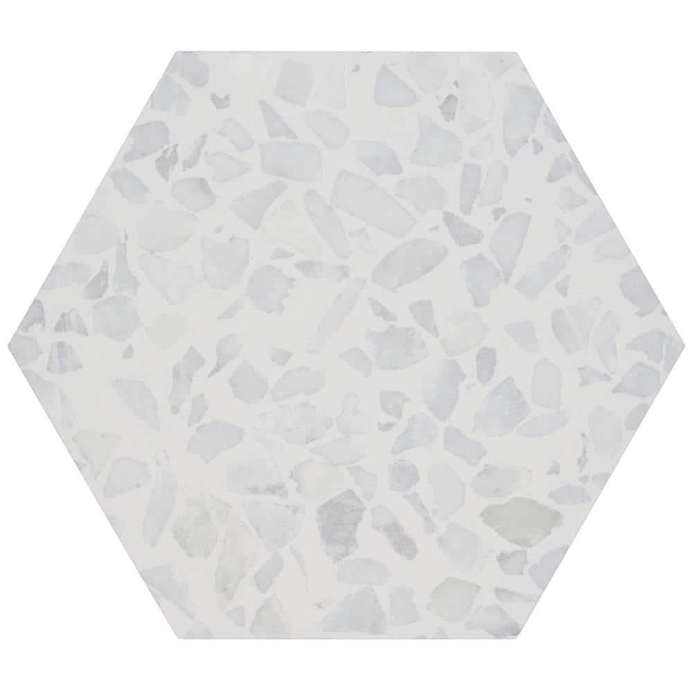 Jurassic Hex 9" Terrazzo Look Porcelain Floor & Wall Tile (8.07 Sq. Ft. / Case)