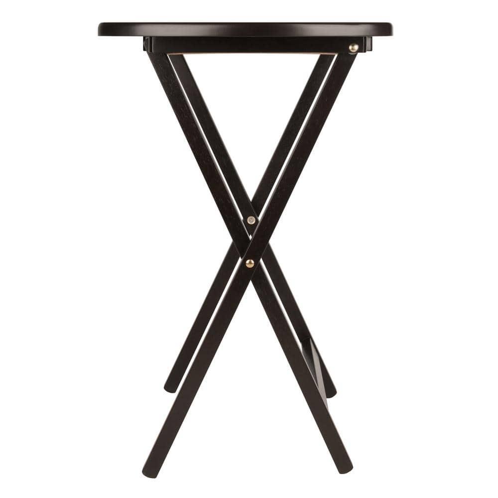2pc Cade Oversize Oblong Snack Table Coffee - Winsome: No Assembly, Wood Frame, 25lb Capacity