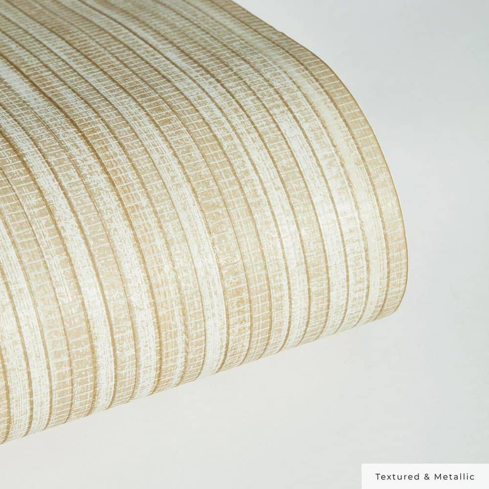 Tempaper & Co.® Faux Grasscloth Removable Peel and Stick Wallpaper, Textured Sand, 28 sq. ft.: Vinyl, Self-Adhesive, Beige