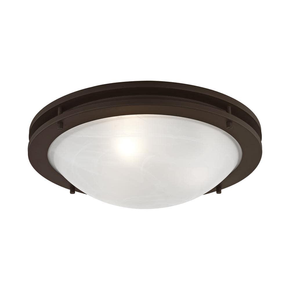 Livex Lighting Ariel 3 - Light Flush Mount in  Bronze