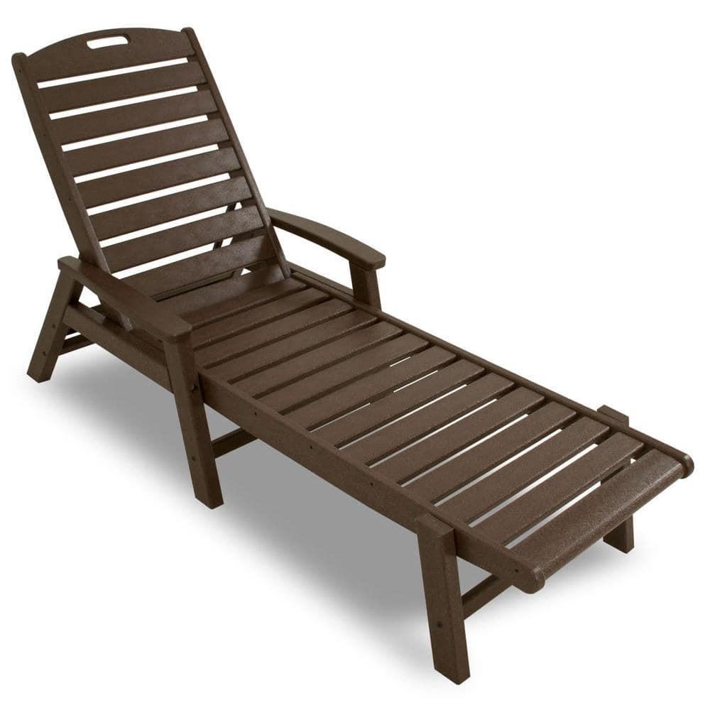 Yacht Club Chaise with Arms - Stackable