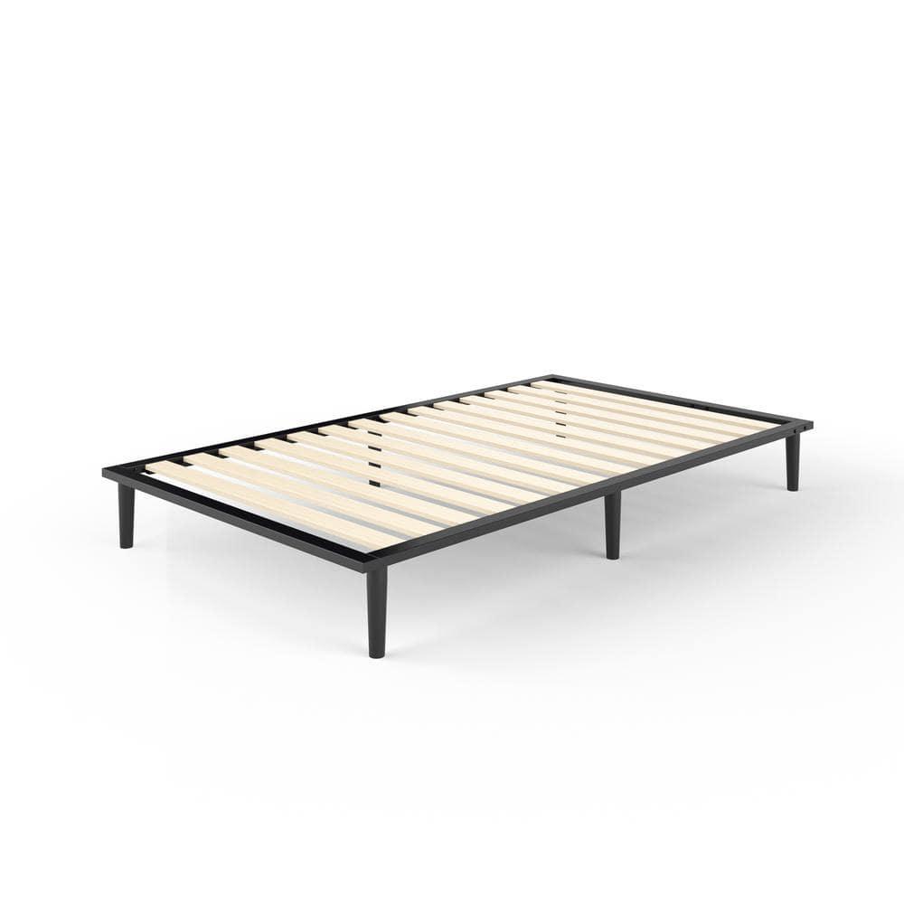 Zinus Parker Metal Platform Bed, Charcoal, Twin